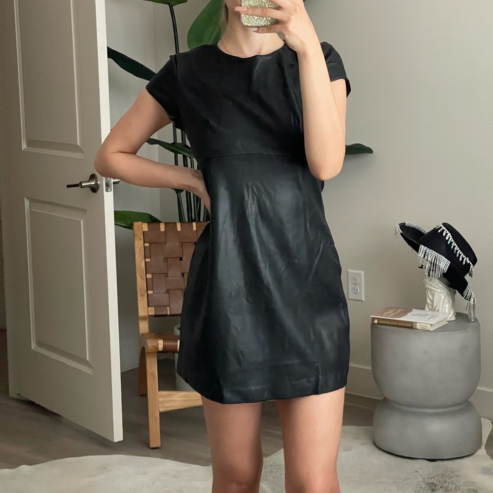 Black Leather Dress